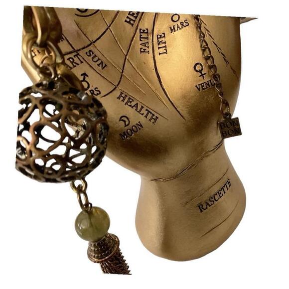 $10$ add on Bon Bon vintage Gold Tone Beaded Tassel Necklace - Picture 7 of 9